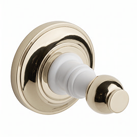 Heritage - Clifton Robe Hook - Vintage Gold