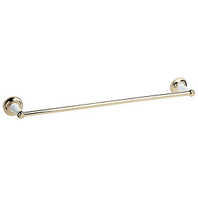 Heritage - Clifton Single Towel Rail - Vintage Gold - ACA06 Large Image