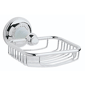 Heritage - Clifton Soap Basket - Chrome - ACC14 Large Image