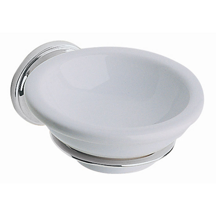 Heritage - Clifton Soap Dish & Holder - Chrome - ACC04 Large Image