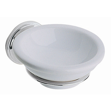 Heritage - Clifton Soap Dish & Holder - Chrome - ACC04  Profile Large Image