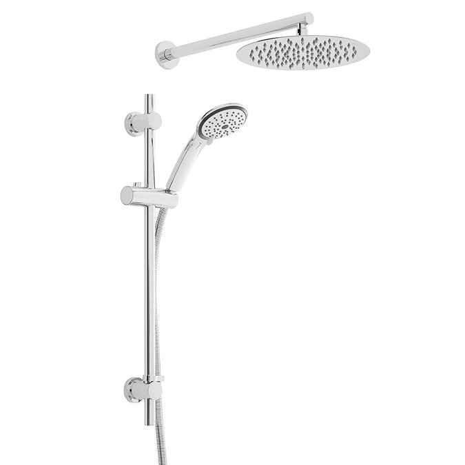 Heritage - Contemporary Fixed Head With Flexible Kit - Chrome - CONKIT02 Large Image