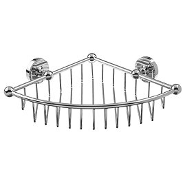 Heritage Corner Wire Basket - Chrome - ACOB04C Large Image