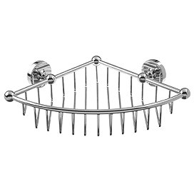 Heritage Corner Wire Basket - Chrome - ACOB04C Large Image