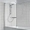 Heritage - Curved Edge Bath Screen - 1500 x 850mm - SBCP00 Large Image