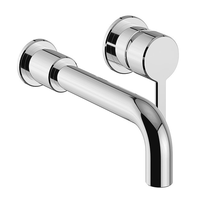 Heritage Dartmouth 2 Taphole Wall Mounted Basin Mixer - Chrome