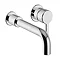 Heritage Dartmouth 2 Taphole Wall Mounted Basin Mixer - Chrome