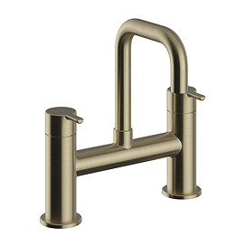 Heritage Dartmouth Bath Filler - Brushed Brass