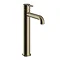 Heritage Dartmouth Tall Basin Mixer - Brushed Brass