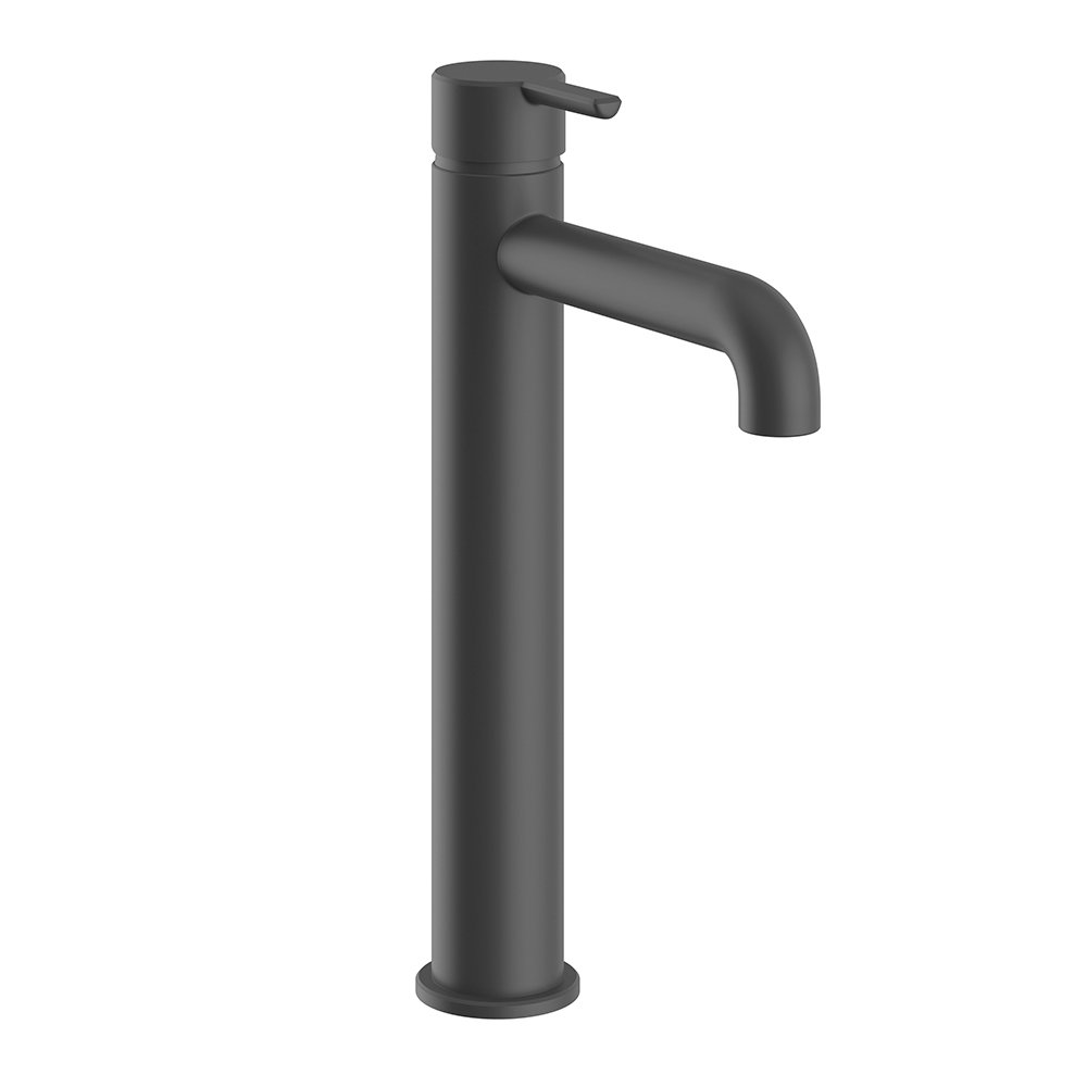 Heritage Dartmouth Tall Basin Mixer - Matt Black - TDACBLT04