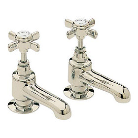 Heritage - Dawlish Bath Pillar Taps - Vintage Gold - TDCG01 Large Image