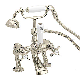 Heritage - Dawlish Bath Shower Mixer - Vintage Gold - TDCG02 Large Image