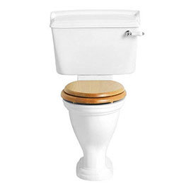 Heritage - Dorchester Close Coupled Comfort Height WC & Landscape Cistern - Various Lever Options Me