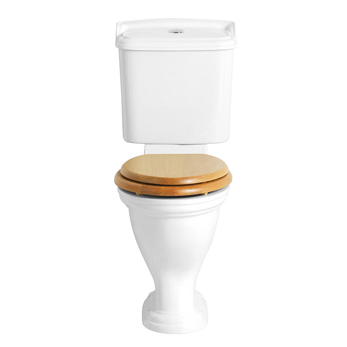 Heritage - Dorchester Close Coupled Comfort Height WC & Portrait Cistern Large Image
