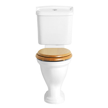 Heritage - Dorchester Close Coupled Comfort Height WC & Portrait Cistern Profile Large Image
