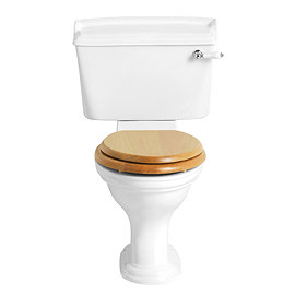 Heritage - Dorchester Close Coupled WC & Landscape Cistern - Various Lever Options Large Image