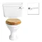 Heritage - Dorchester Close Coupled WC & Landscape Cistern with Deco Cistern Lever Large Image