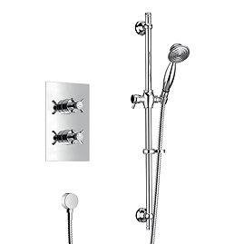 Heritage - Dawlish Concealed Valve with Adjustable Riser - Chrome