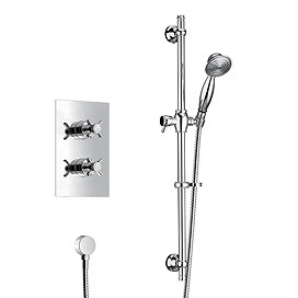 Heritage - Dawlish Concealed Valve with Adjustable Riser - Chrome