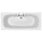 Heritage Dorchester Double Ended 2TH Bath with Solid Skin (1700x750mm) Feature Large Image