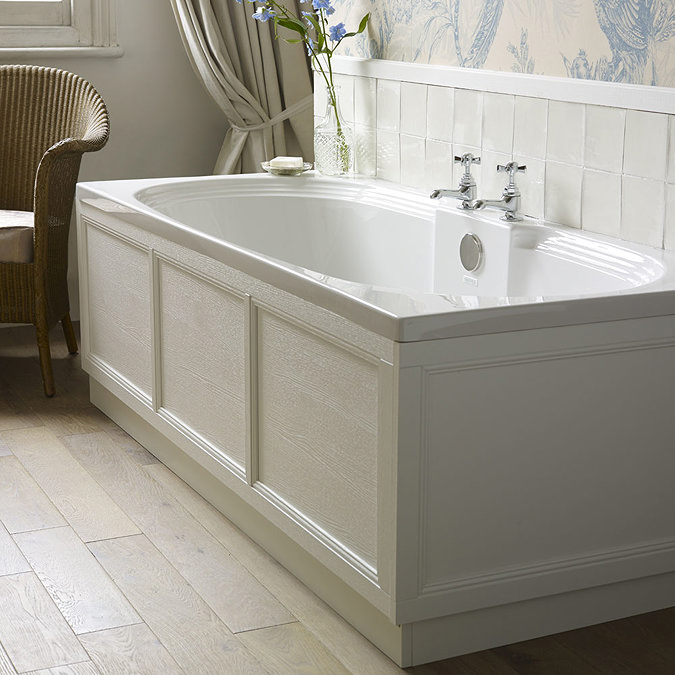 Heritage Dorchester Double Ended Bath with Solid Skin (1700x750mm) Profile Large Image