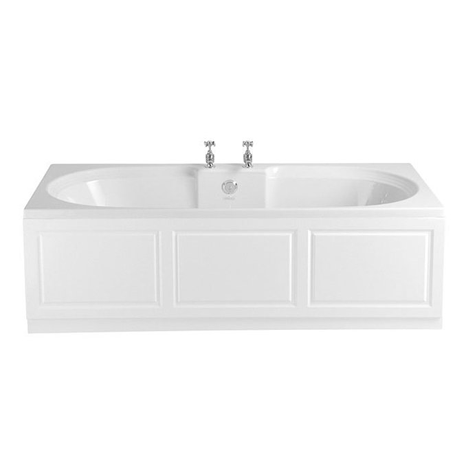 Heritage Dorchester Double Ended 2TH Bath with Solid Skin (1700x750mm) Large Image