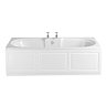 Heritage Dorchester Double Ended 2TH Bath with Solid Skin (1700x750mm) Large Image
