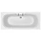 Heritage Dorchester Double Ended 2TH Bath with Solid Skin (1800x800mm)  Feature Large Image
