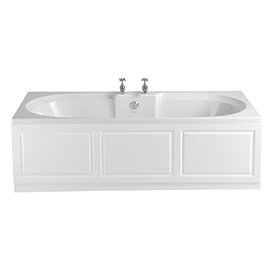 Heritage Dorchester Double Ended 2TH Bath with Solid Skin (1800x800mm) Medium Image
