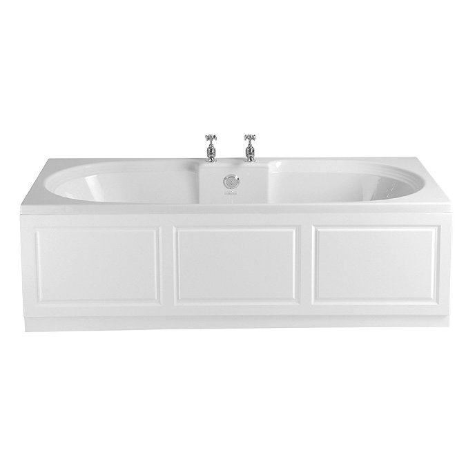 Heritage Dorchester Double Ended 2TH Bath with Solid Skin (1800x800mm) Large Image