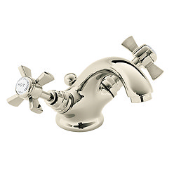 Heritage - Dawlish Mono Basin Mixer with Pop-up Waste - Vintage Gold - TDCG04 Large Image