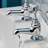 Heritage - Dawlish Short Nose Basin Pillar Taps - Chrome - TDCCS00 Feature Large Image