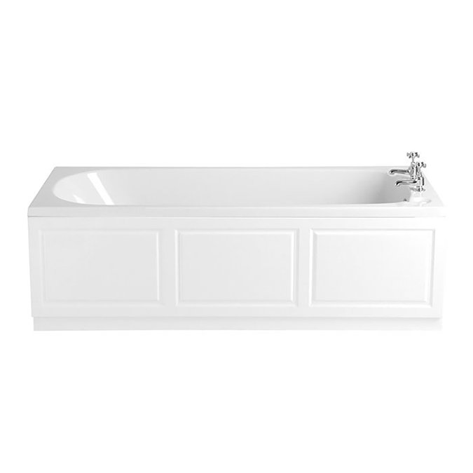 Heritage Dorchester Single Ended 2TH Bath with Solid Skin (1700x700mm) Large Image