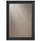 Heritage Edgeware Mirror (910 x 660mm) - Onyx Black Large Image