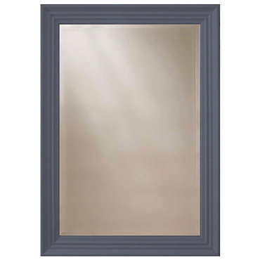 Heritage Edgeware Mirror (910 x 660mm) - Slate Grey Profile Large Image