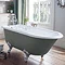 Heritage Essex 2TH Roll Top Cast Iron Bath (1700x770mm) with Feet  In Bathroom Large Image