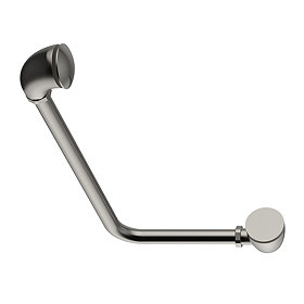 Heritage Exposed Push-Button Bath Waste - Brushed Nickel