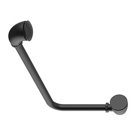 Heritage Exposed Push-Button Bath Waste - Matt Black