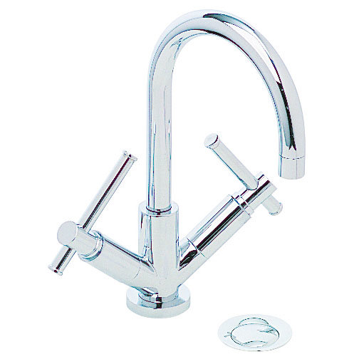 Heritage - Fairport Mono Basin Mixer with Pop-up Waste - TSC04-TSFC00 Large Image