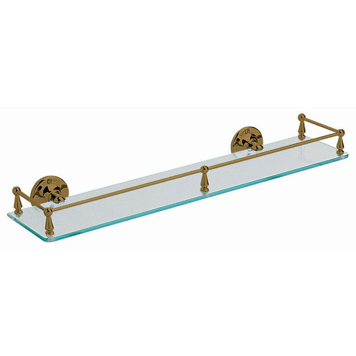 Heritage - Glass Gallery Shelf - Bronze - AHBR08 Large Image