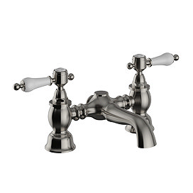 Heritage Glastonbury Bath Filler - Brushed Nickel - TGRCN07
