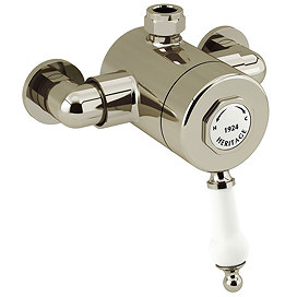 Heritage Glastonbury Exposed Sequential Shower Valve with Top Outlet Connection - Vintage Gold - SGA