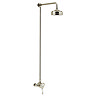 Heritage Glastonbury Exposed Shower with Premium Fixed Riser Kit - Vintage Gold - SGSIN04 Large Imag
