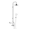 Heritage Gracechurch Exposed Shower with Deluxe Fixed Riser Kit & Diverter to Handset - Chrome - SGR