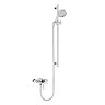 Heritage Gracechurch Exposed Shower with Deluxe Flexible Riser Kit - Chrome - SGRDDUAL05 Large Image