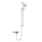 Heritage Gracechurch Exposed Shower with Deluxe Flexible Riser Kit - Chrome - SGRDDUAL05 Large Image