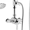 Heritage Gracechurch Mother of Pearl Exposed Shower with Deluxe Fixed Riser Kit & Diverter to Handse