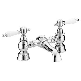 Heritage - Glastonbury Bath Filler - Chrome - TGRC07 Large Image