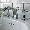 Heritage - Gracechurch 3 Hole Basin Mixer with Pop-up Waste - TGRDC06 Profile Large Image