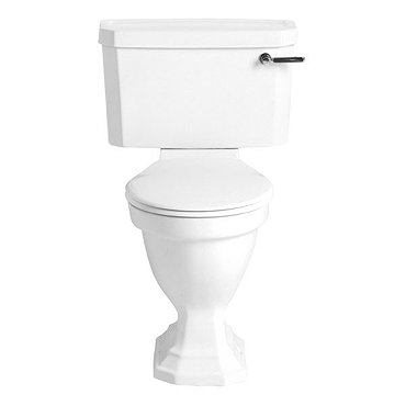 Heritage - Granley Deco Close Coupled Comfort Height WC & Landscape Cistern - Various Lever Options 
